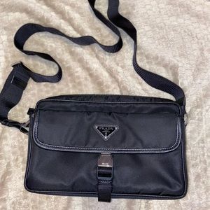 Prada Tessuto Pocket Messenger Bag